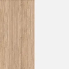 PA07PA01 - Amber oak melamine/White edging