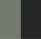 HA27LA02 - Dusty green HPL with black painted edges