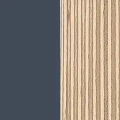 HA28PA15 - Graphite blue / oak plywood edging
